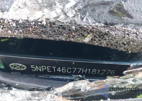 2007 Hyundai Sonata Gls из США, поврежденный, VIN 5NPET46C77H181276